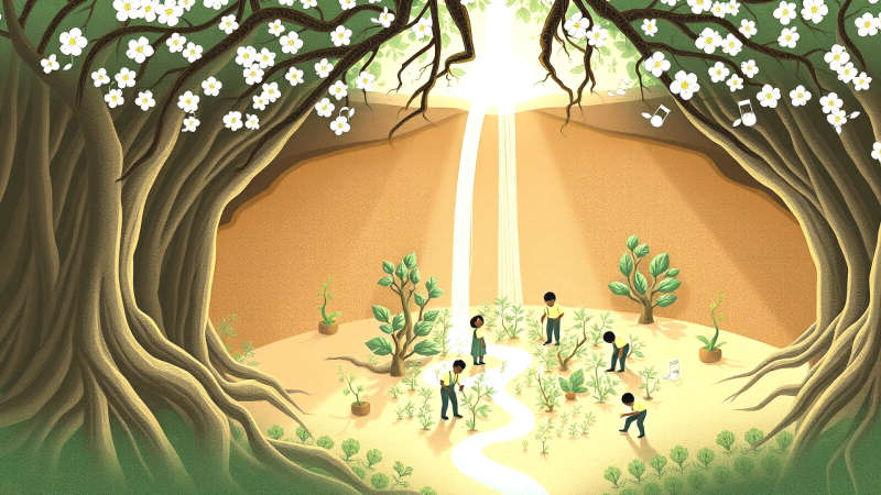 Armonía orgánica y perpetuo renacimiento visual