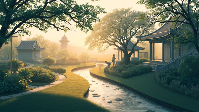 Jardín sereno