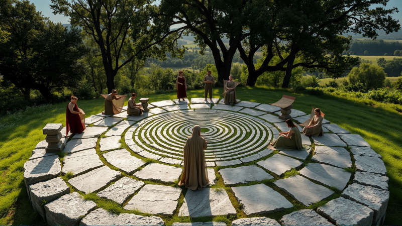 Círculo ancestral irradia paz y armonía