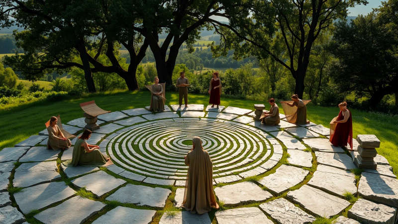 Círculo ancestral irradia paz y armonía