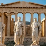 La antigua Grecia brilla bajo un cielo azul y soleado