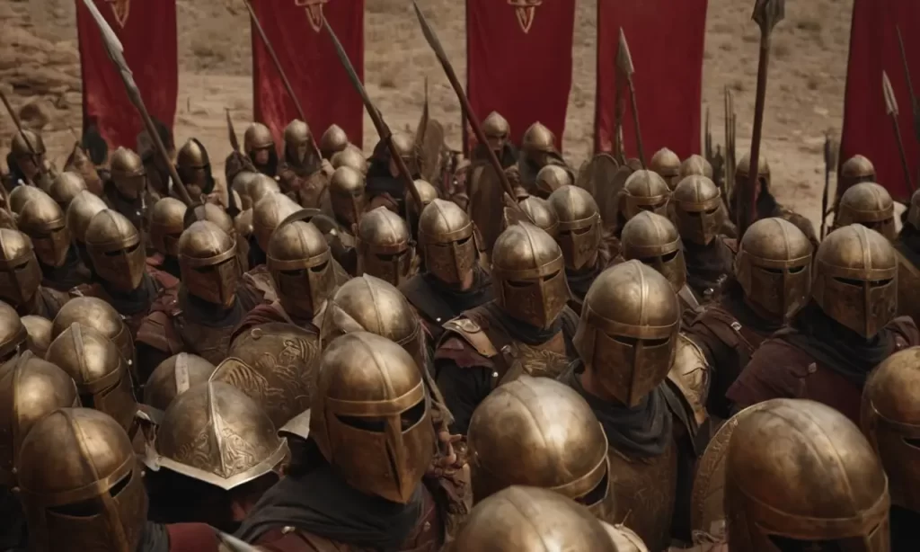 La batalla rugía con furia y violencia