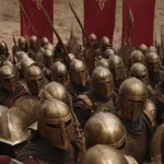 La batalla rugía con furia y violencia