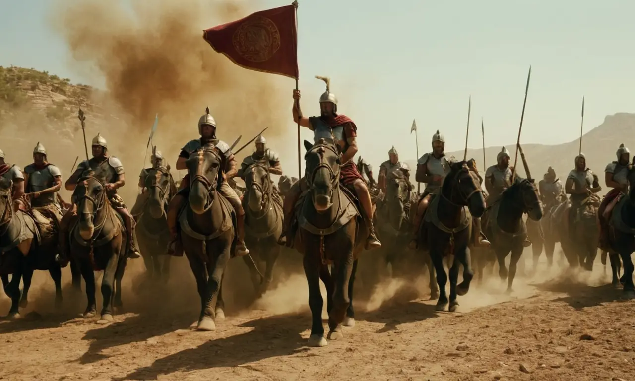 La batalla de Cannas rugió con furia