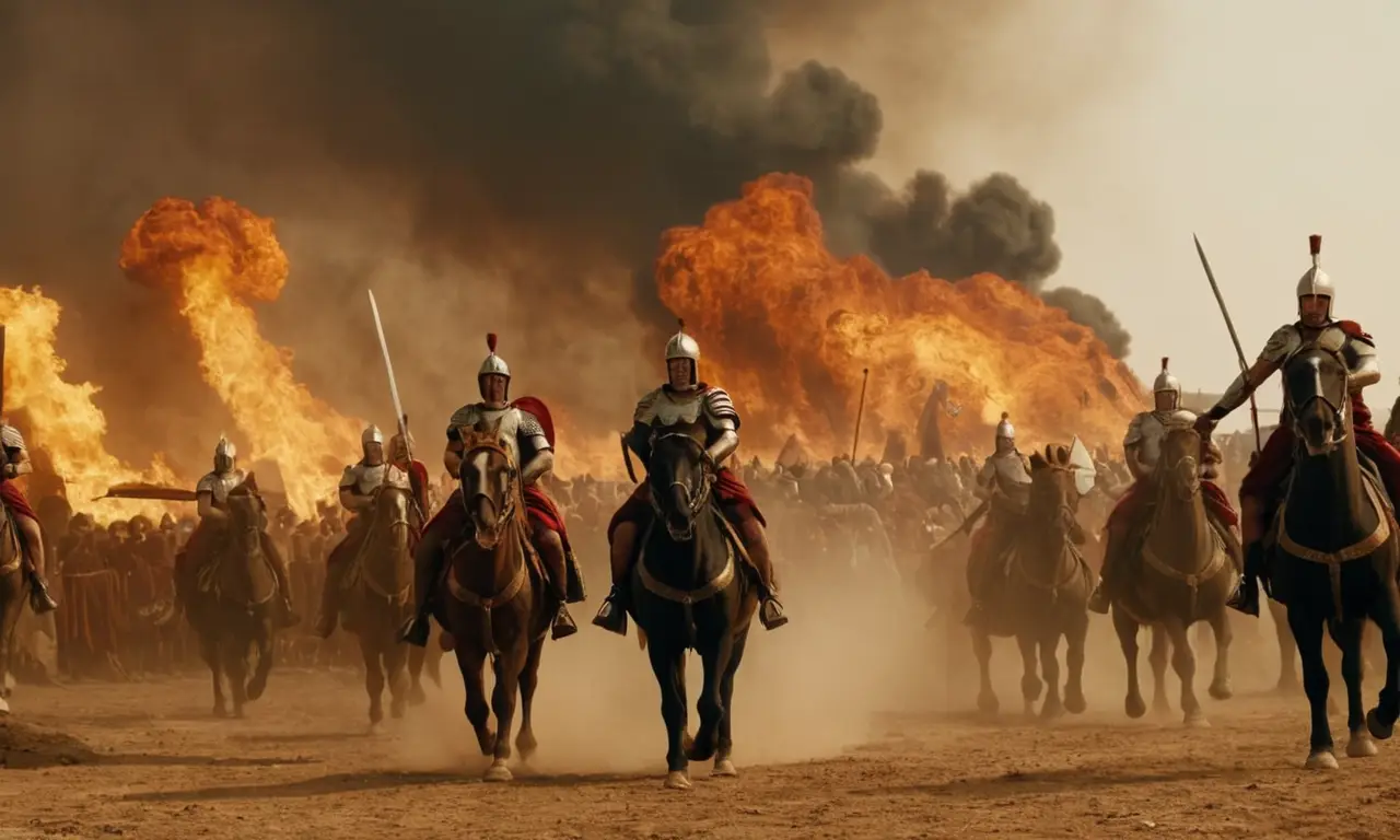 La batalla de Cannas se desata con furia