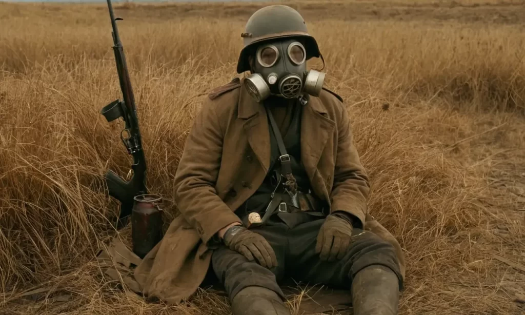 Un escenario de guerra abandonado