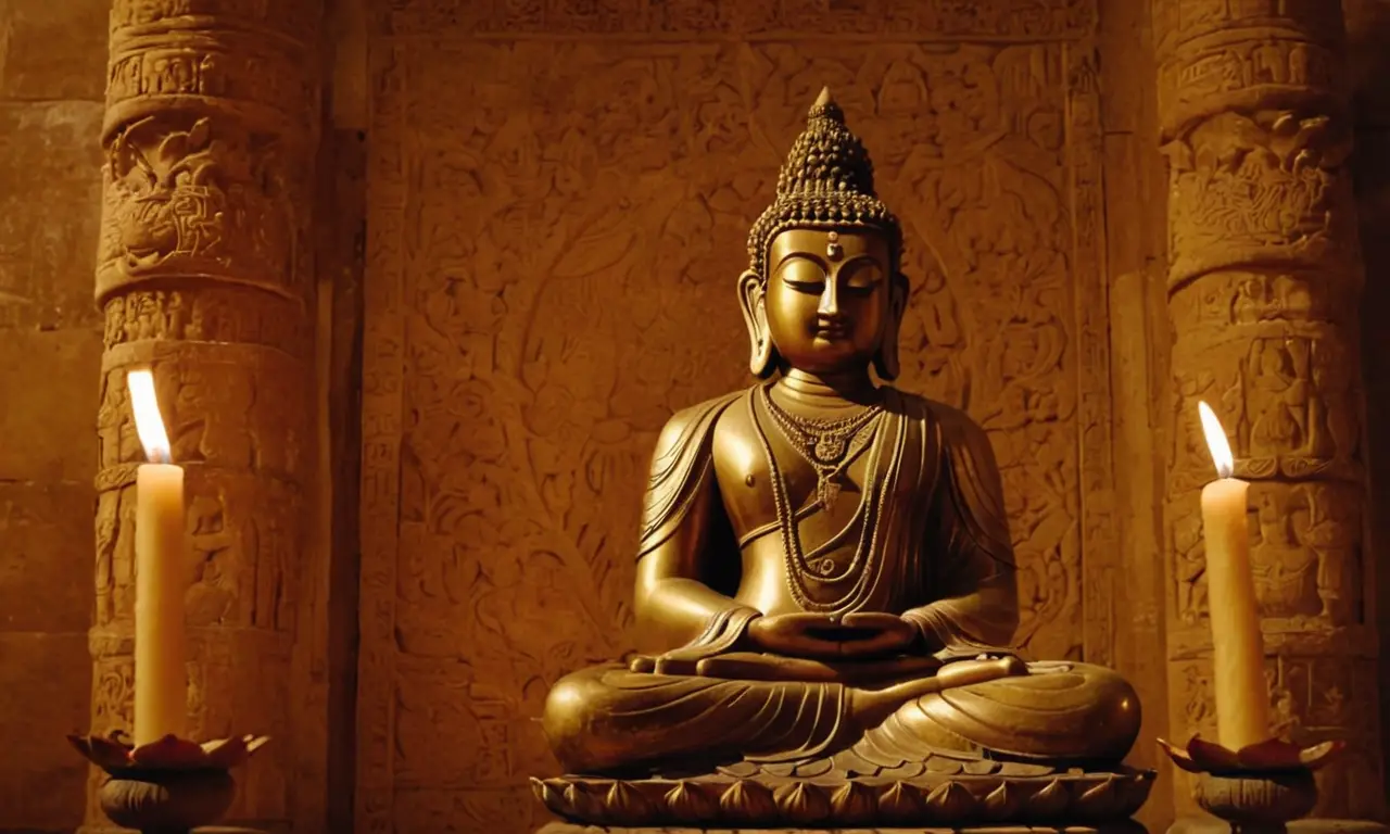 Un antiguo templo sagrado emanaba misterio y belleza