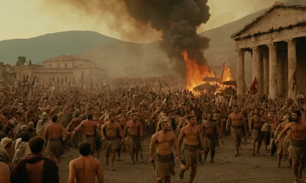 El triunfo romano se convierte en la tragedia del Vesubio