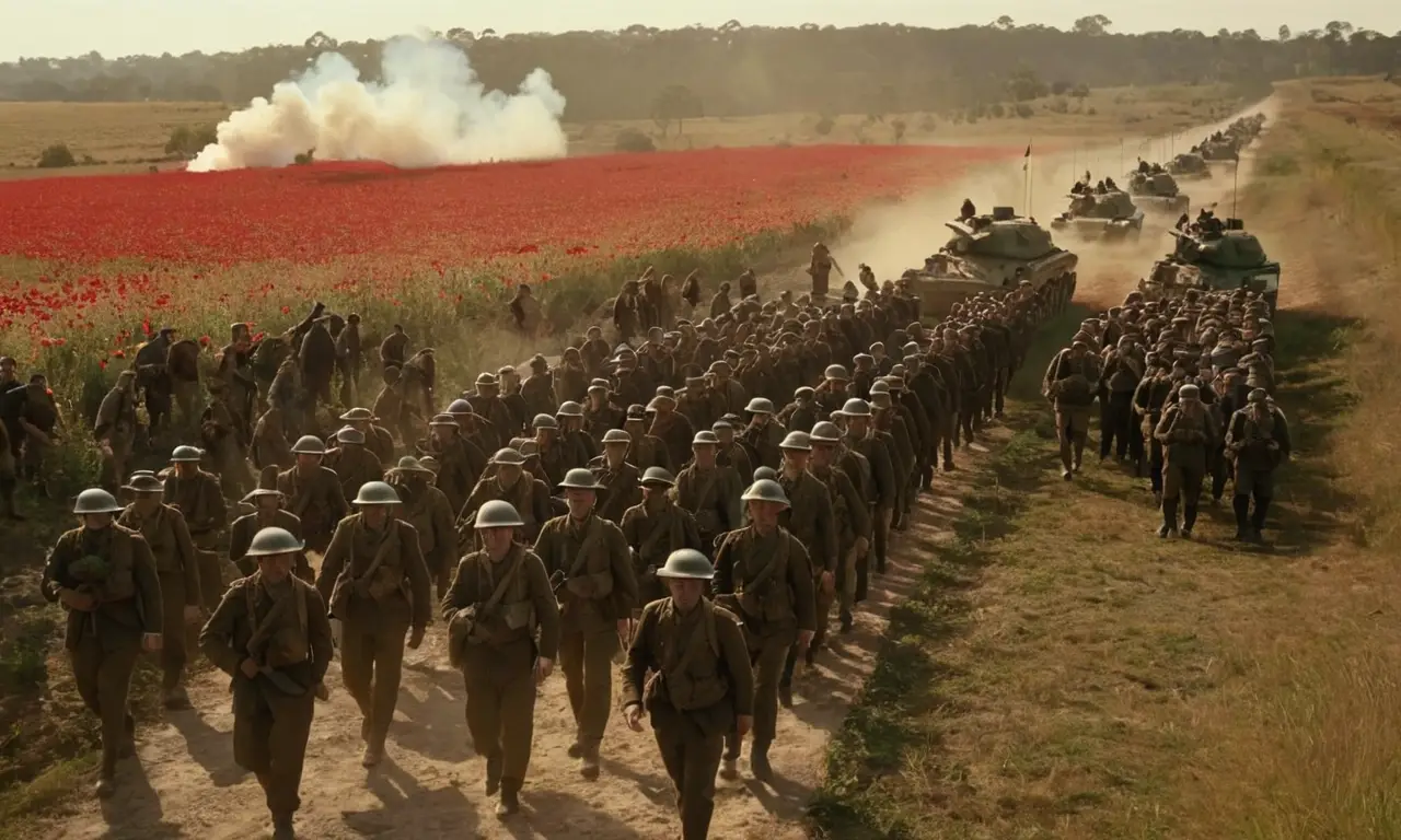 Un retrato de Monash victorioso en medio del caos y la gloria