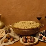 Un festín egipcio vibrante y lleno de vida