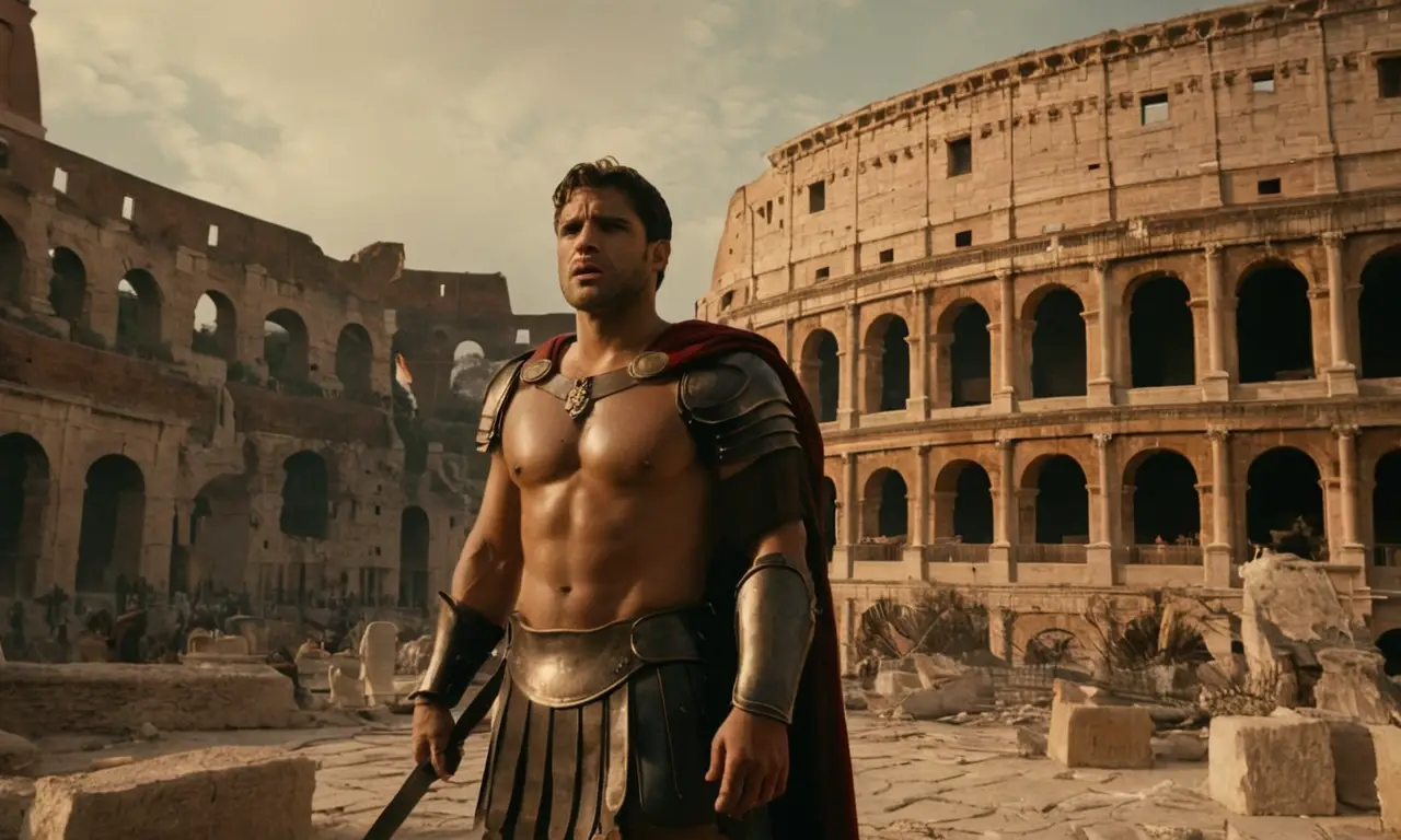 El Coliseo ruina bajo el fuego y la furia