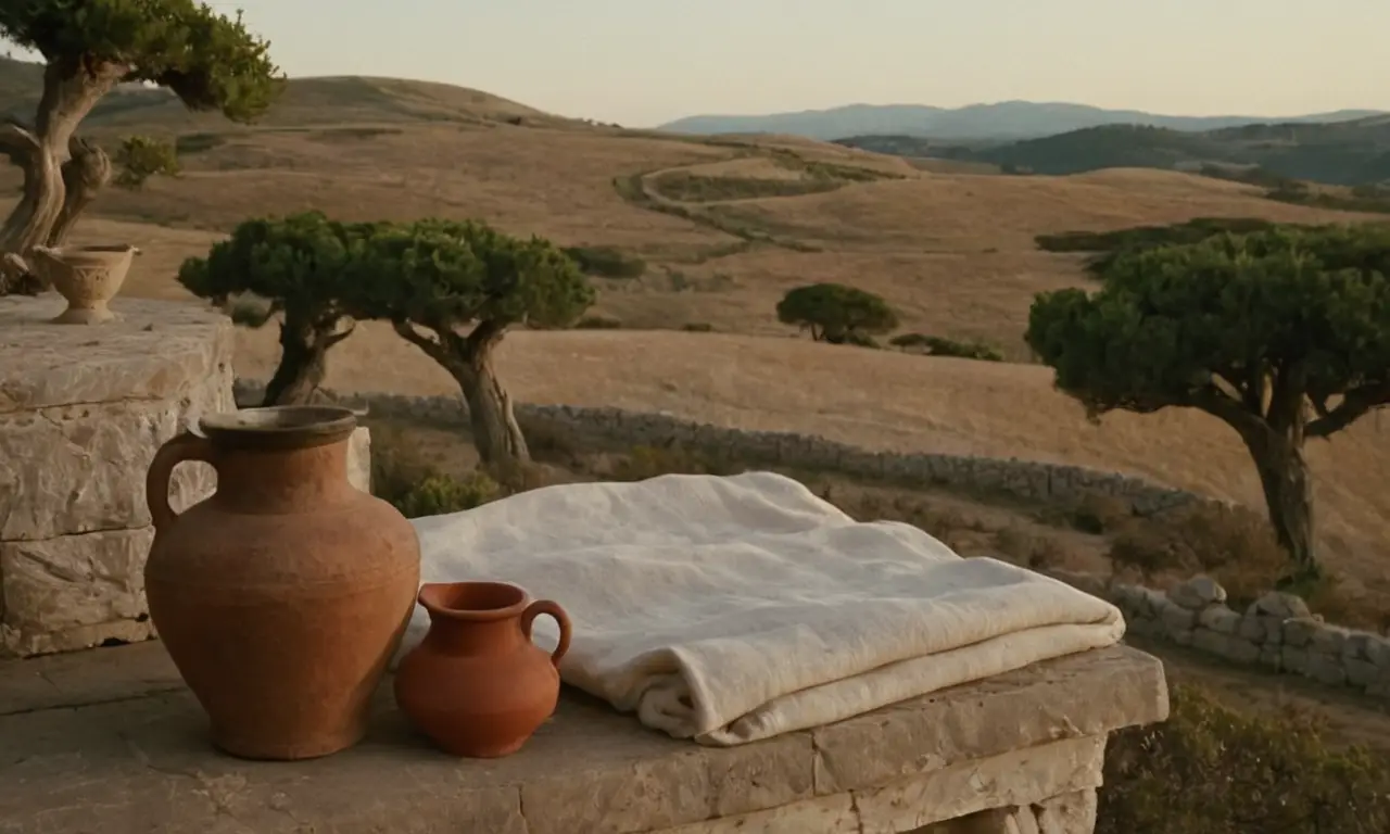 Un ermitaño solitario contempla el paisaje bajo un cielo abierto