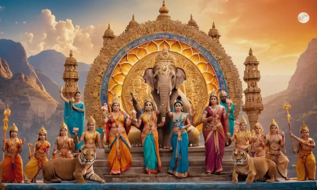 Arte espiritual vibrante y lleno de simbolismo