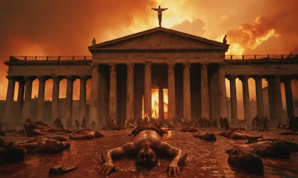 El martirio de Pedro en medio del caos romano