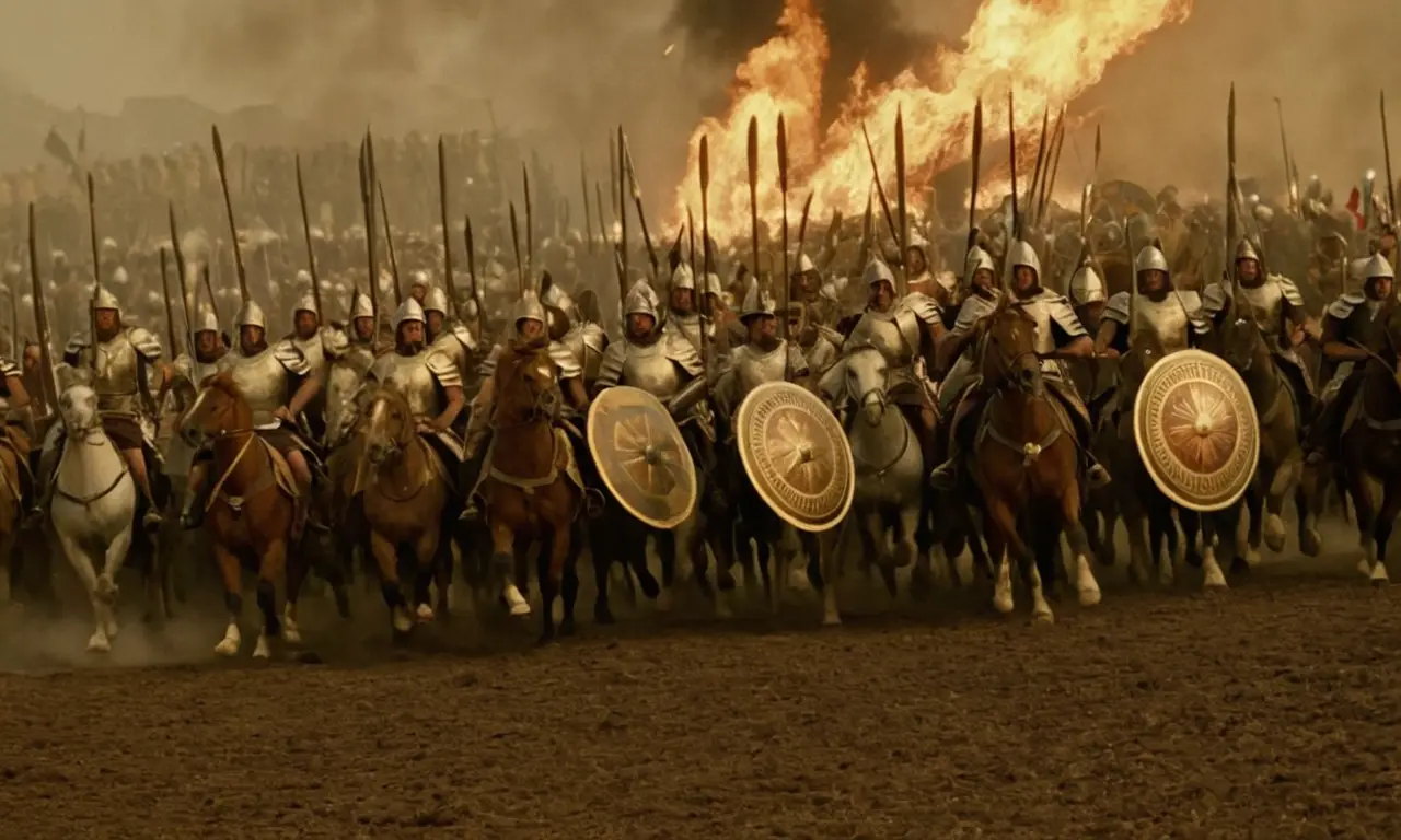 Dos ejércitos se enfrentaron en una batalla decisiva