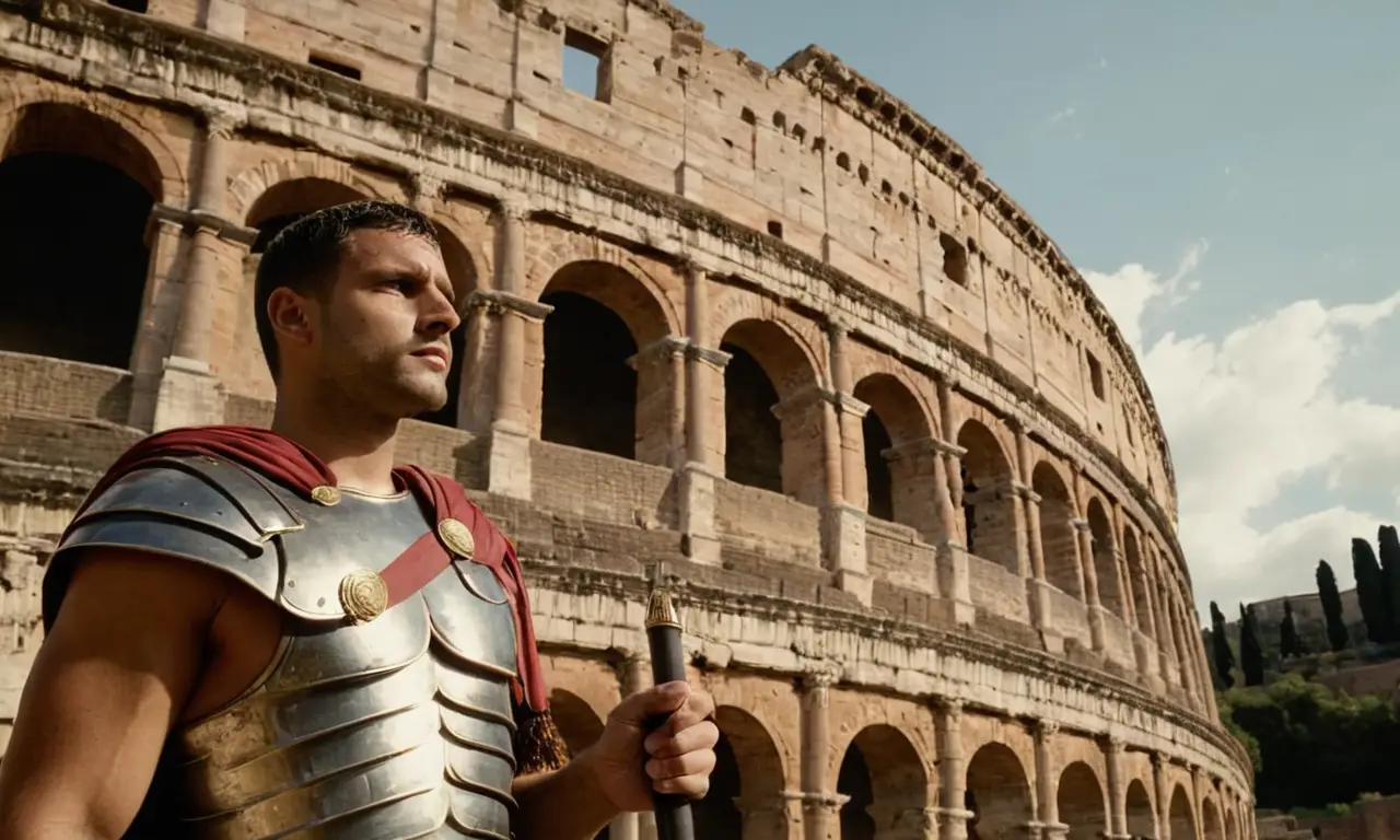 Elementos icónicos del antiguo Imperio Romano