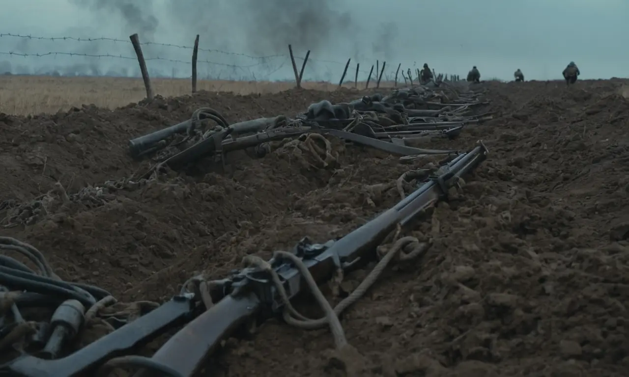 Un escenario de guerra devastador