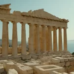 La belleza atemporal del Partenón bajo el sol griego