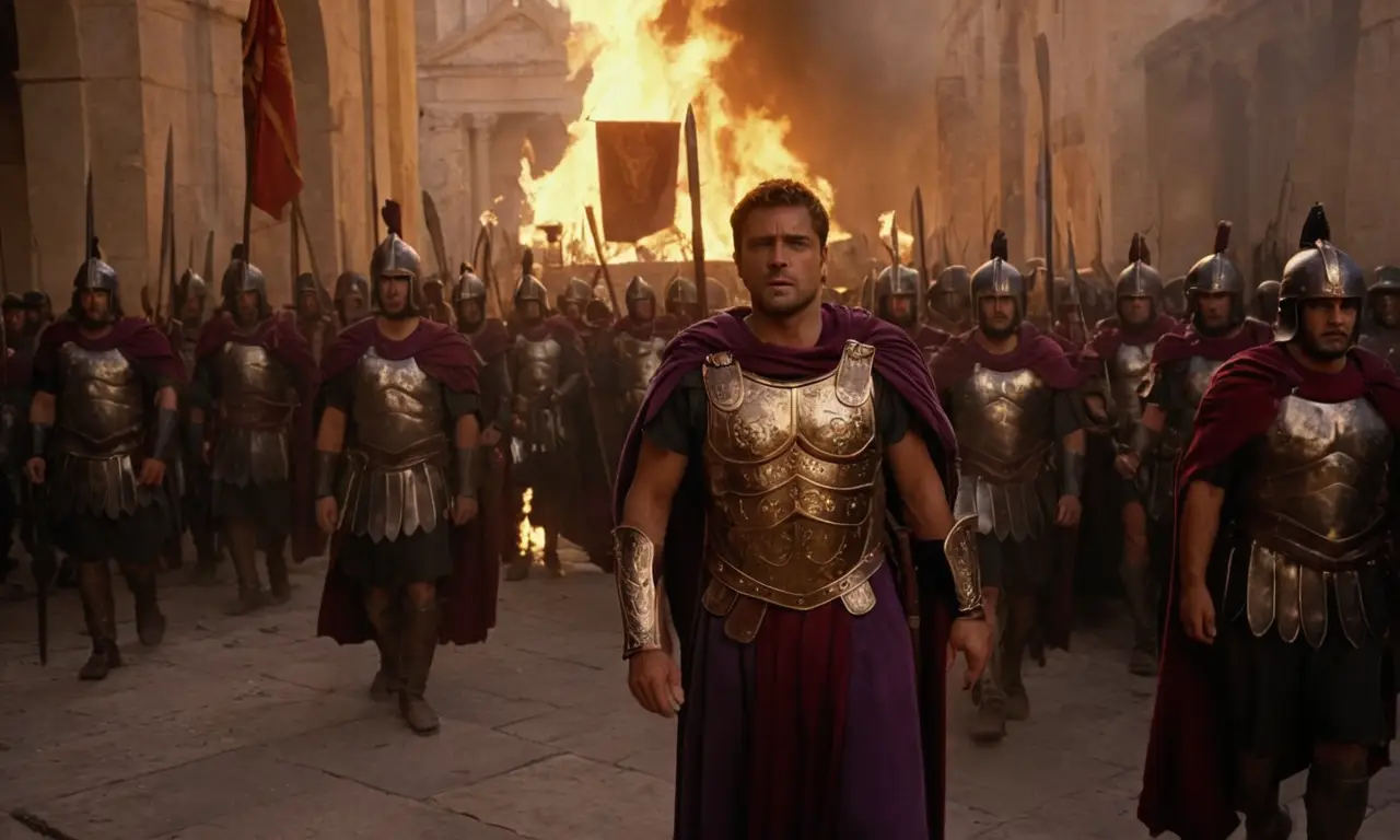 La caída del imperio se vislumbraba en la violencia y el caos