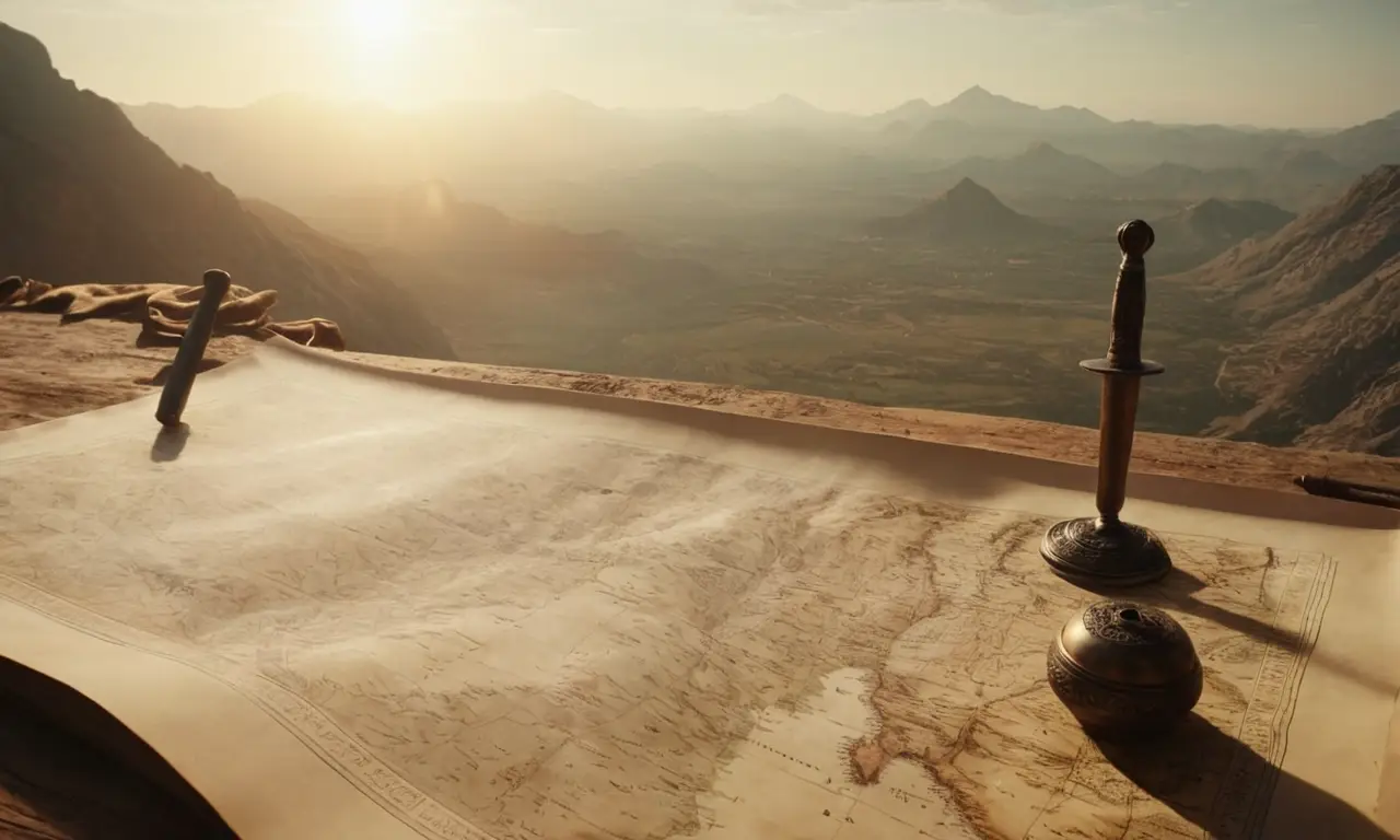 Una batalla épica bajo el cielo estrellado