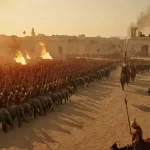 La batalla de Cannas: fuego